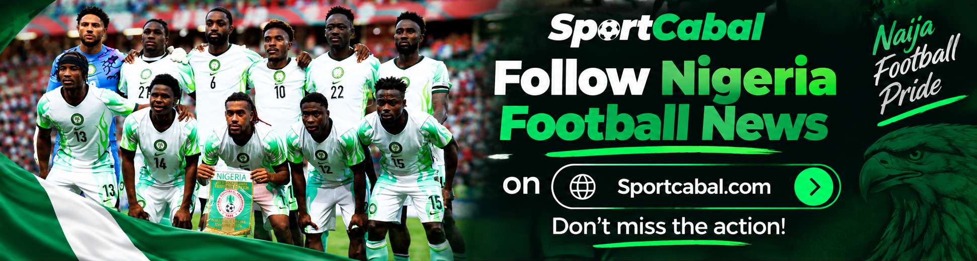 Follow Nigeria Football News on SportCabal